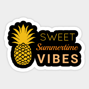 Sweet Summertime Vibes Sticker